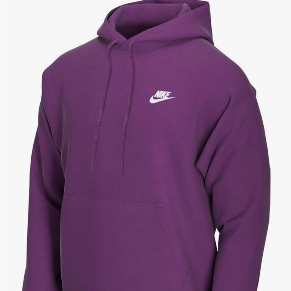 New without tags, Nike Men's Pull Over Hoodie (Small, Viotech/white